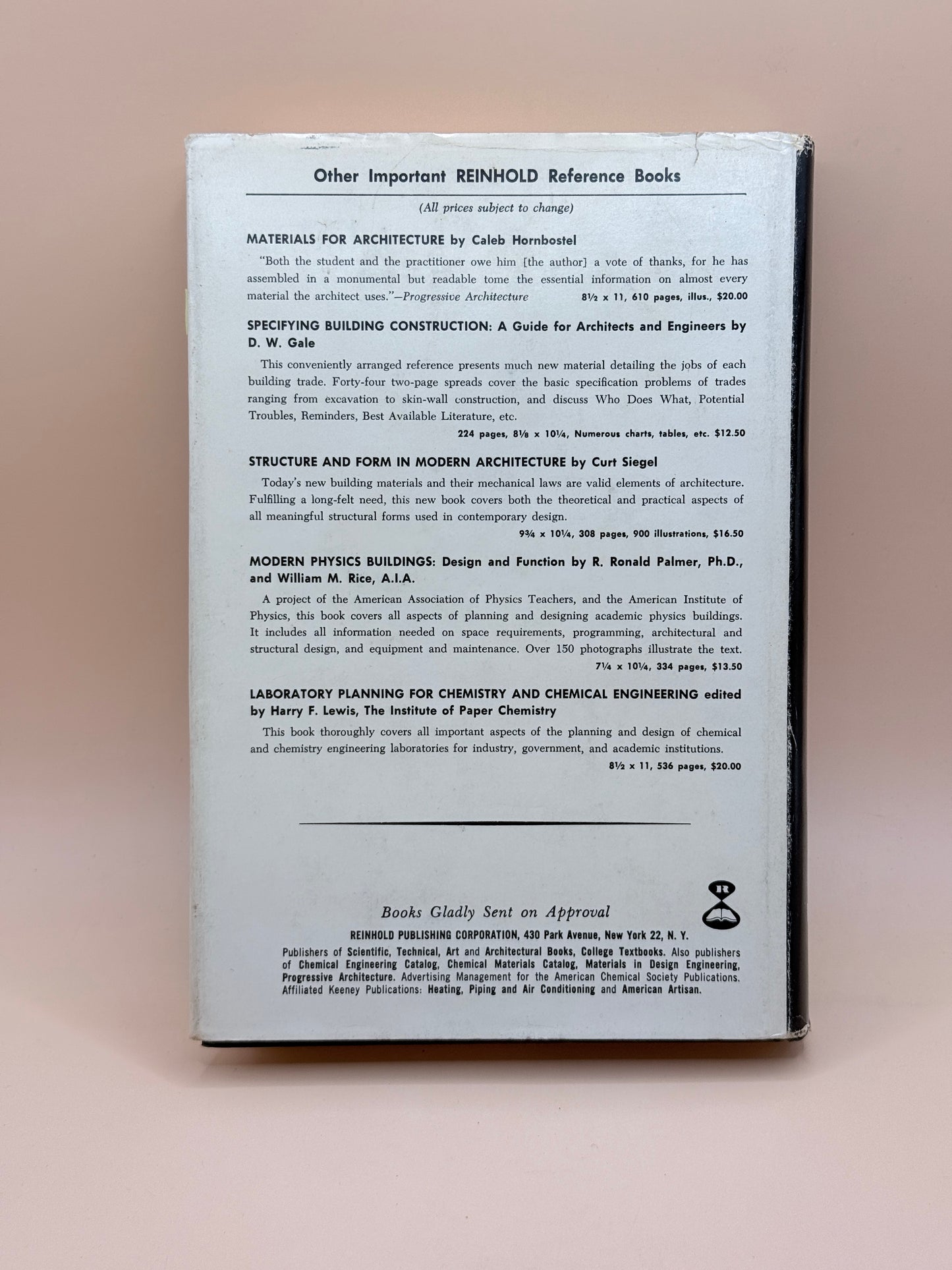Architectural Supervision Of Modern Buildings By Martin D. Dubin