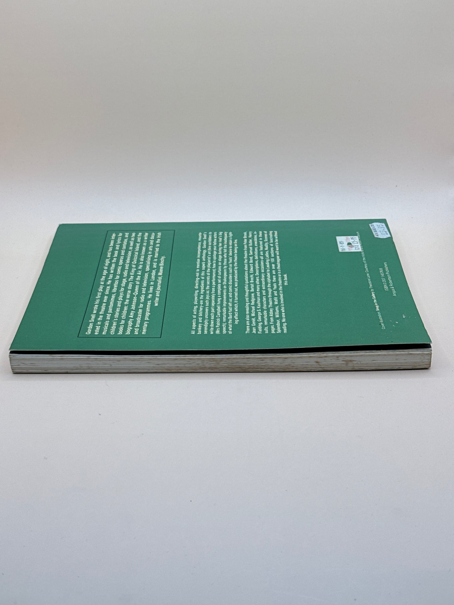 The Book Of Theatre Quotes By Gordon Snell