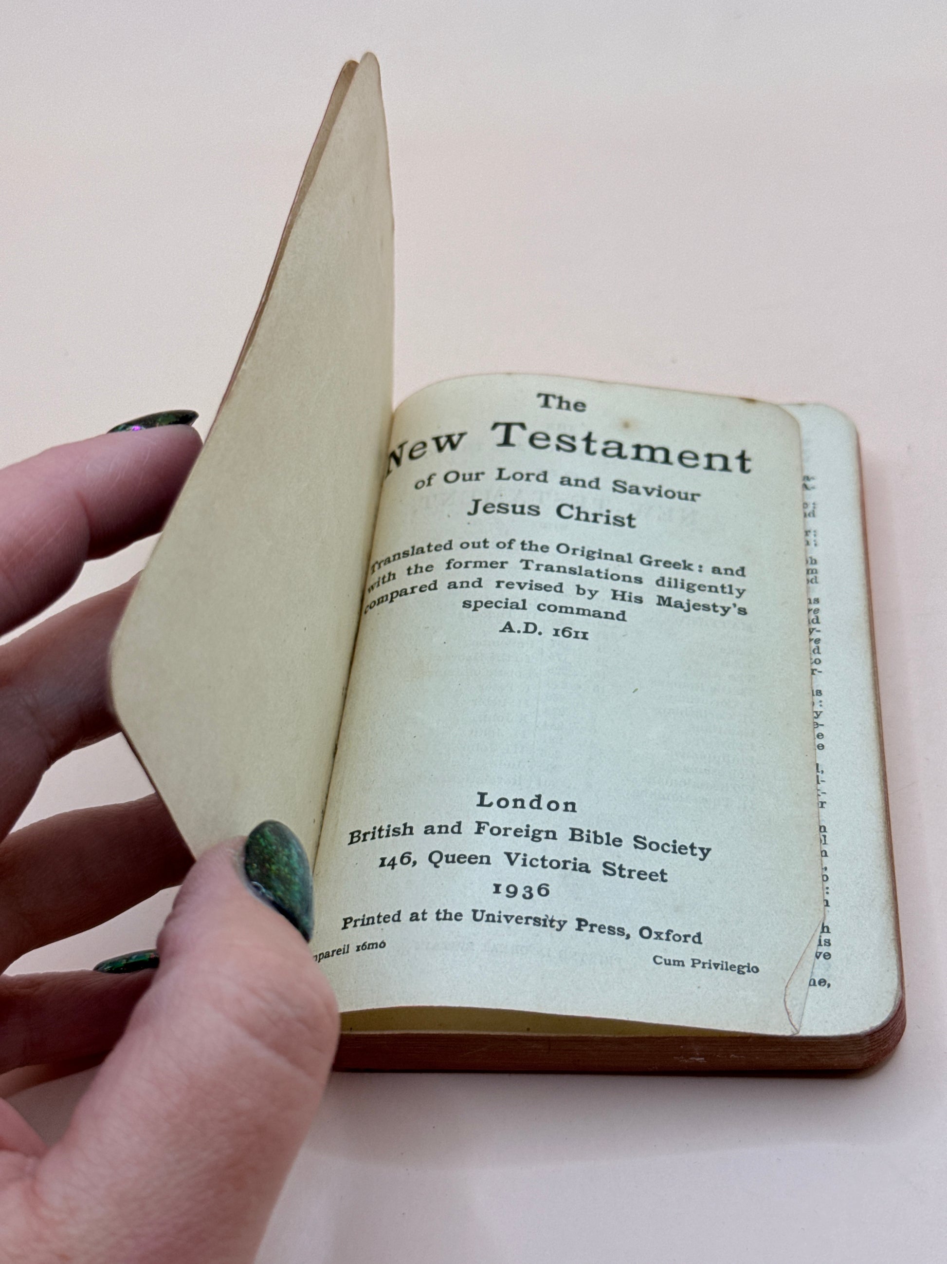 New Testament – Vintage Pocket Edition
