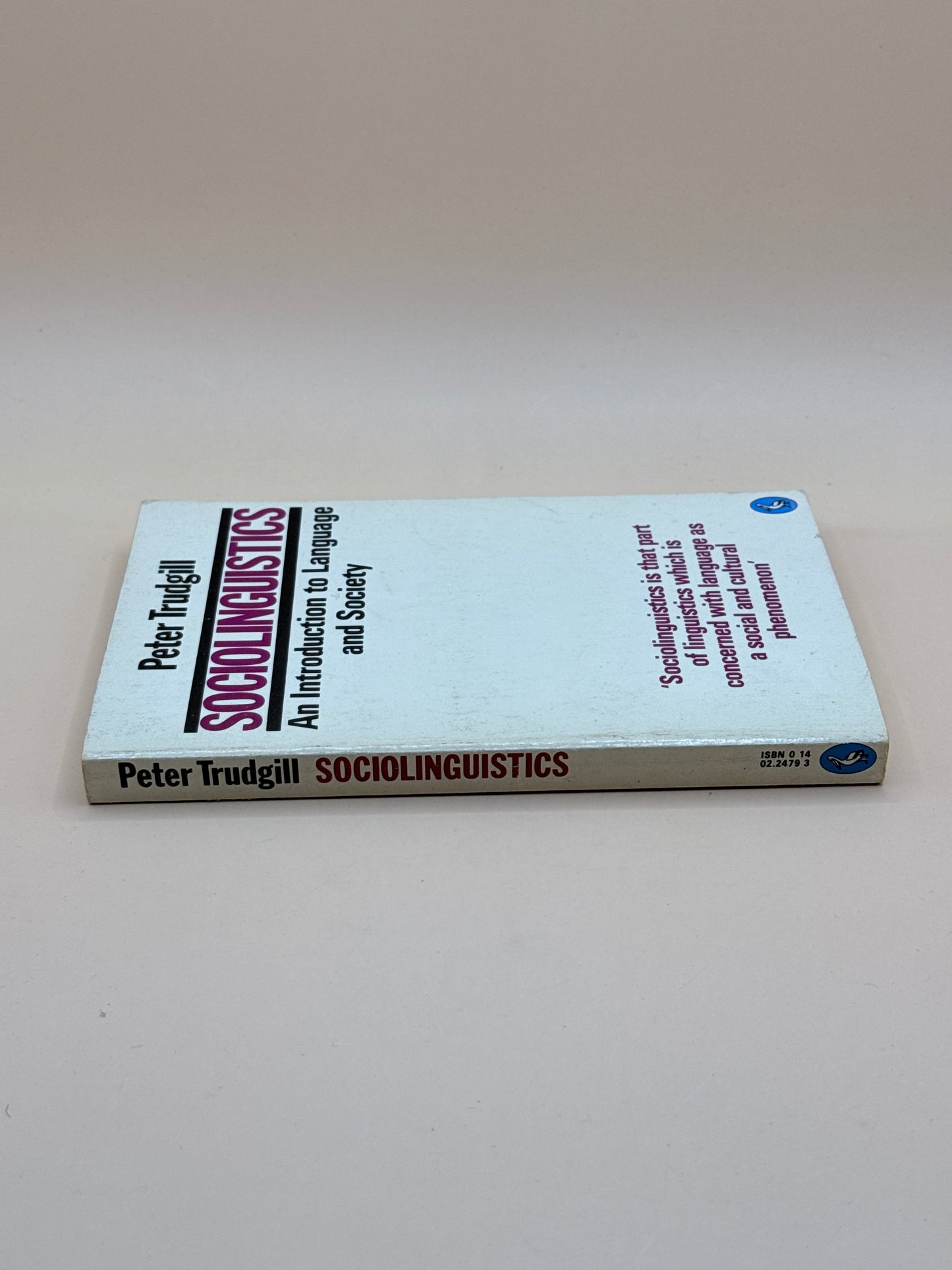 Sociolinguistics By Peter Trudgill