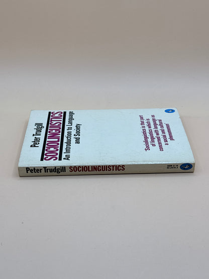 Sociolinguistics By Peter Trudgill