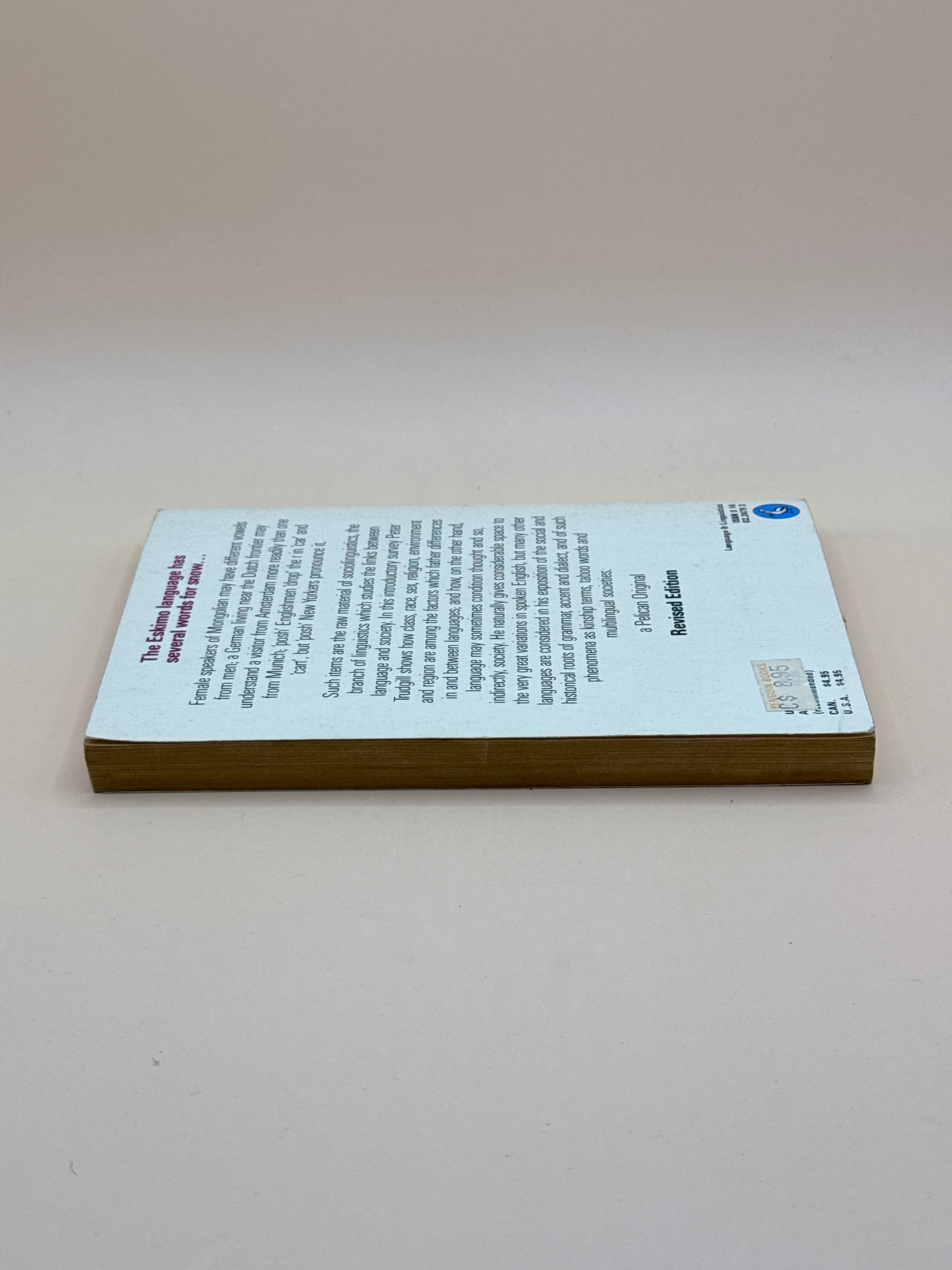 Sociolinguistics By Peter Trudgill