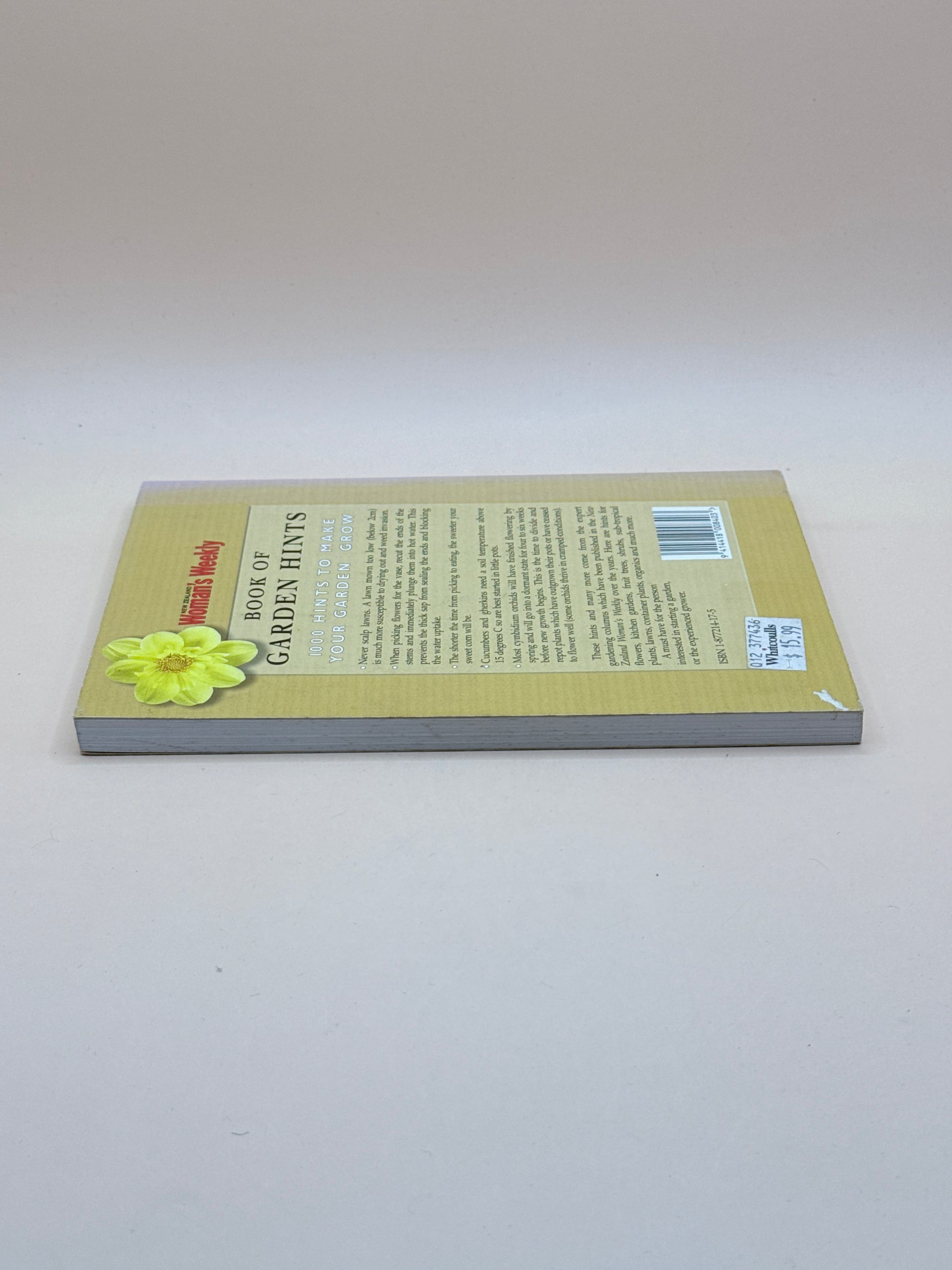 Book Of Garden Hints By New Zealand Woman’s Weekly