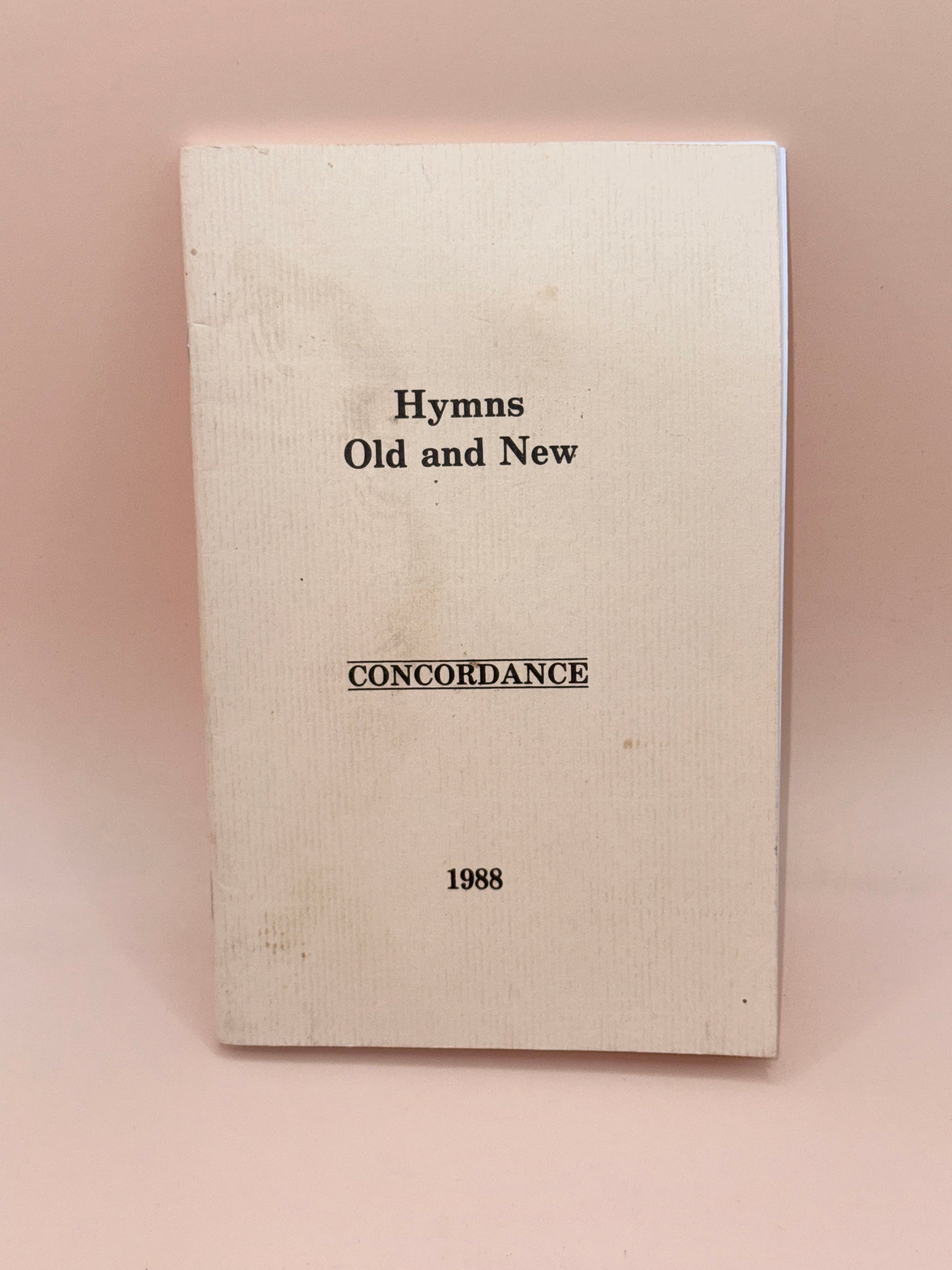 Hymns Old And New Concordance By Al Habicht