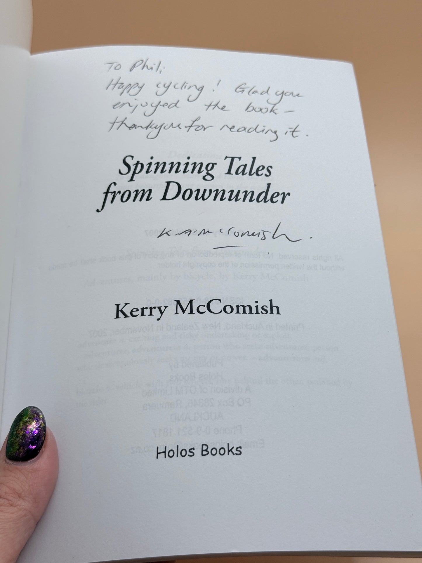 Spinning Tales From Downunder By Kerry Mccomish