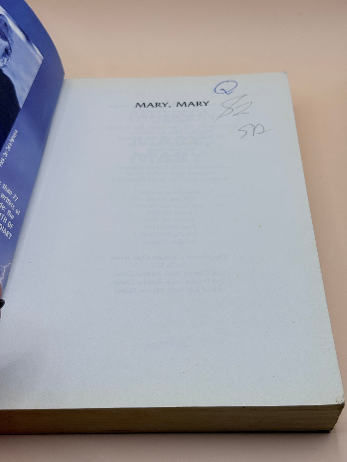 Mary, Mary By James Patterson
