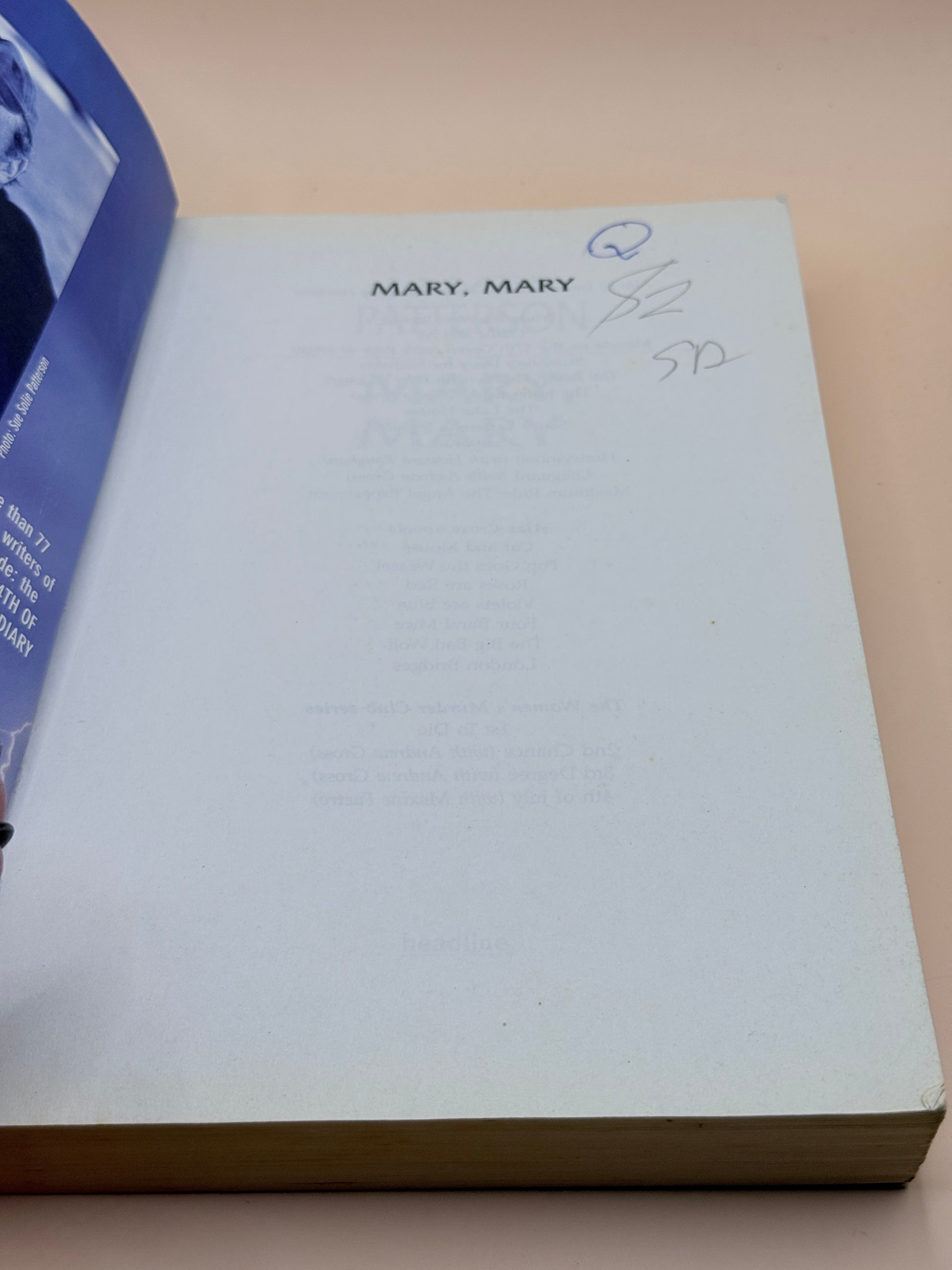 Mary, Mary By James Patterson