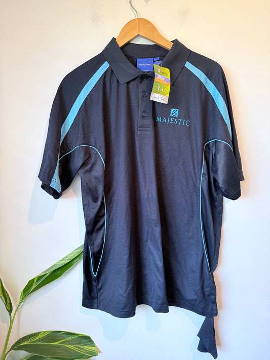 Winning Spirit Blue Polo Shirt Truedry Size XL — New