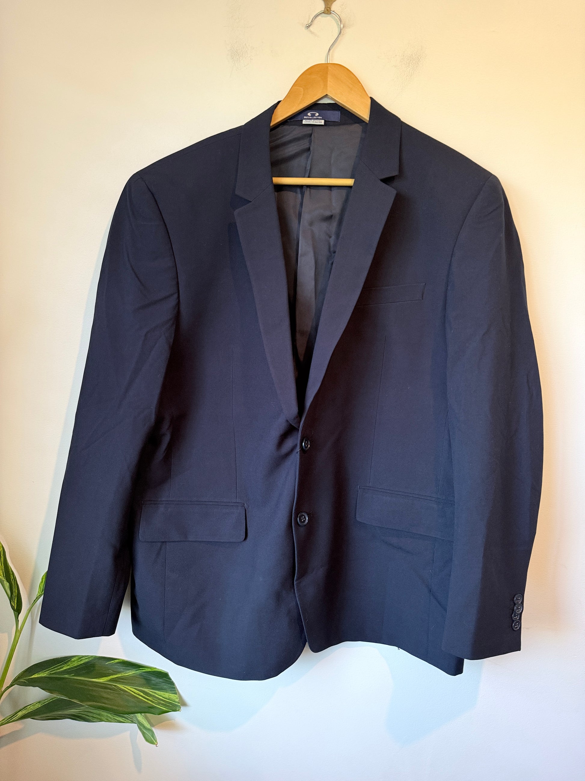 Biz Collection Navy Blazer Jacket Size AUS/NZ 112 — New