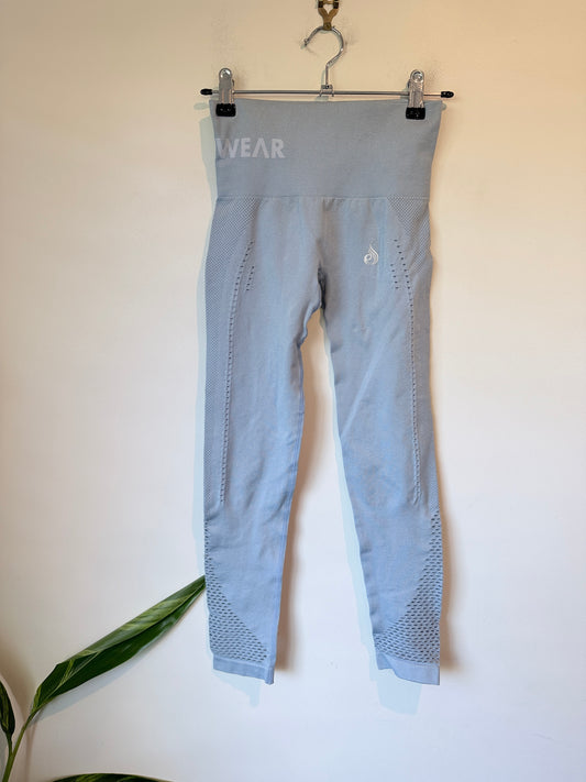 RYDERWEAR Light Blue Seamless Staples Leggings Size XXS — New