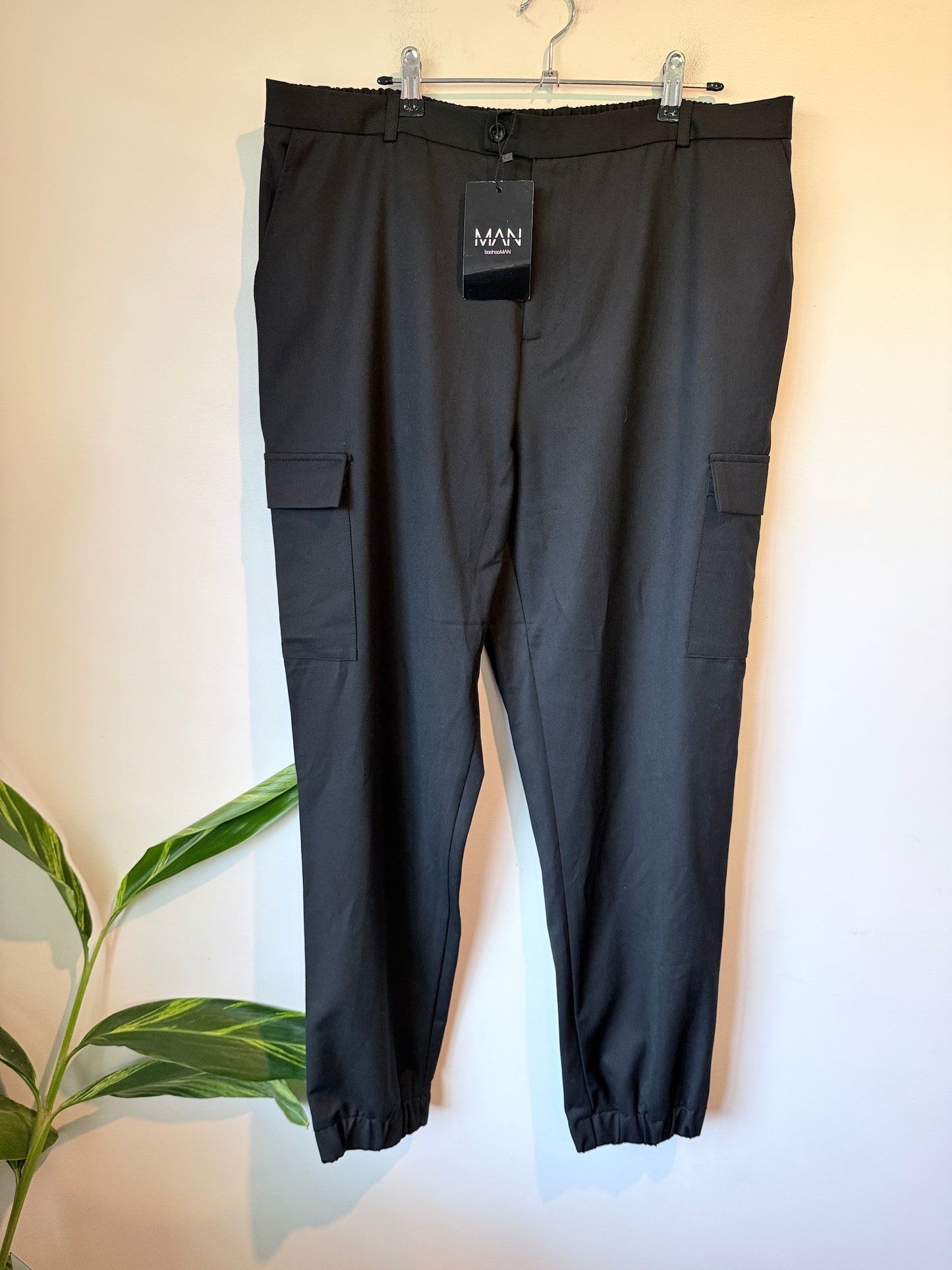 Boohoo Man Cargo Jogger Trousers Cargo Pants Size 42