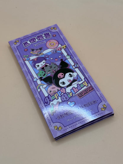 Kuromi Purple Sticky Notes Memo Pad Set
