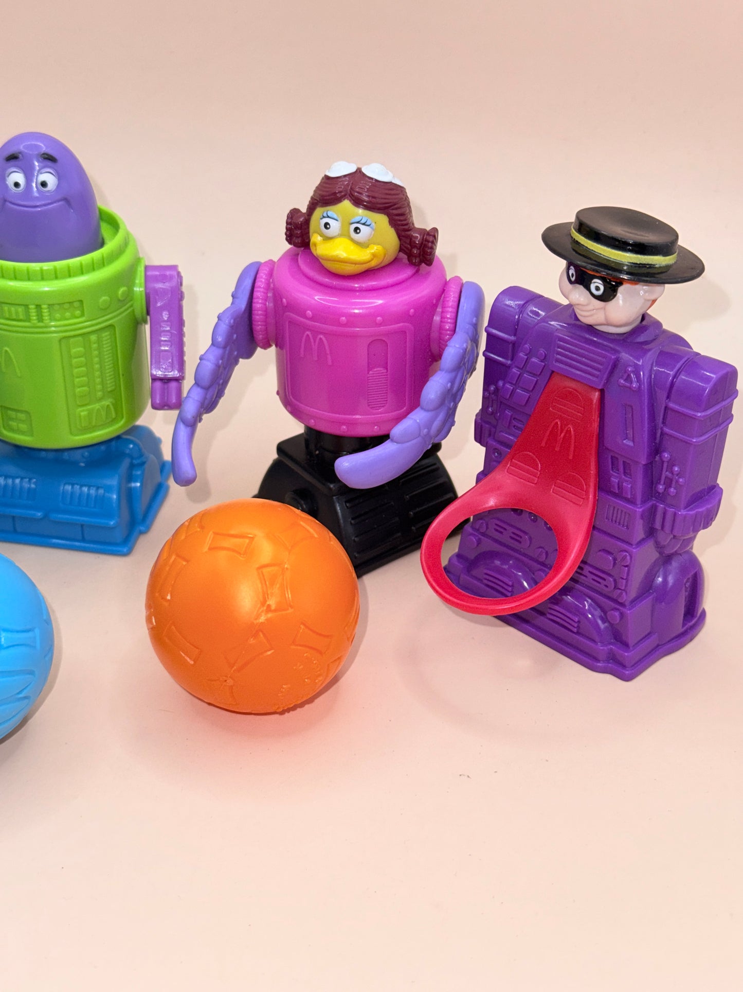 Vintage McDonald’s Space Team  3000 Collectible Toy Set