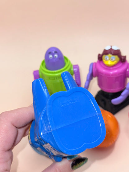Vintage McDonald’s Space Team  3000 Collectible Toy Set