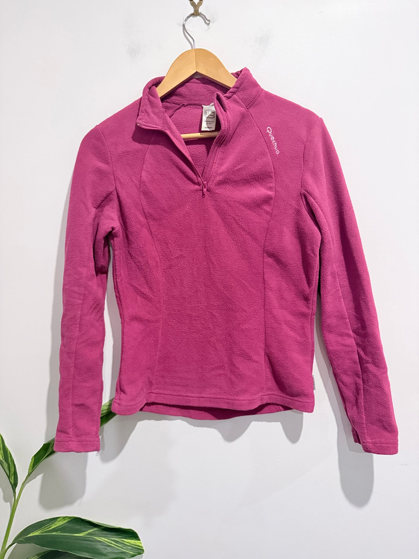 Quechua Quarter-zip Hiking Fleece Jumper Size M