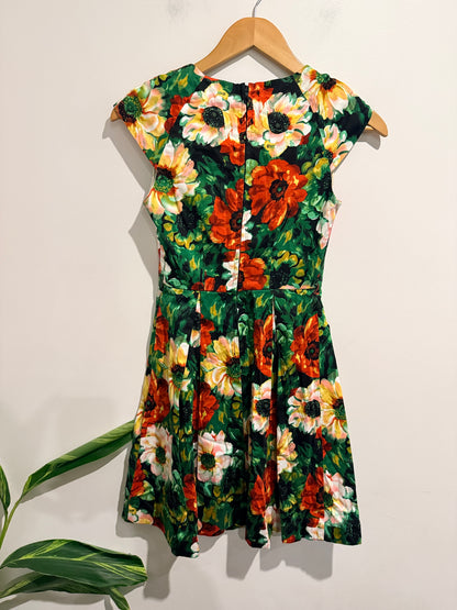 Pagani Floral Print Mini Dress Size 6