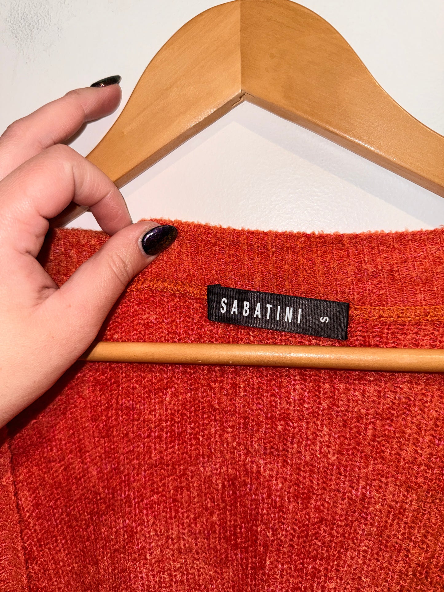 Sabatini Open-front Knit Cardigan Size S