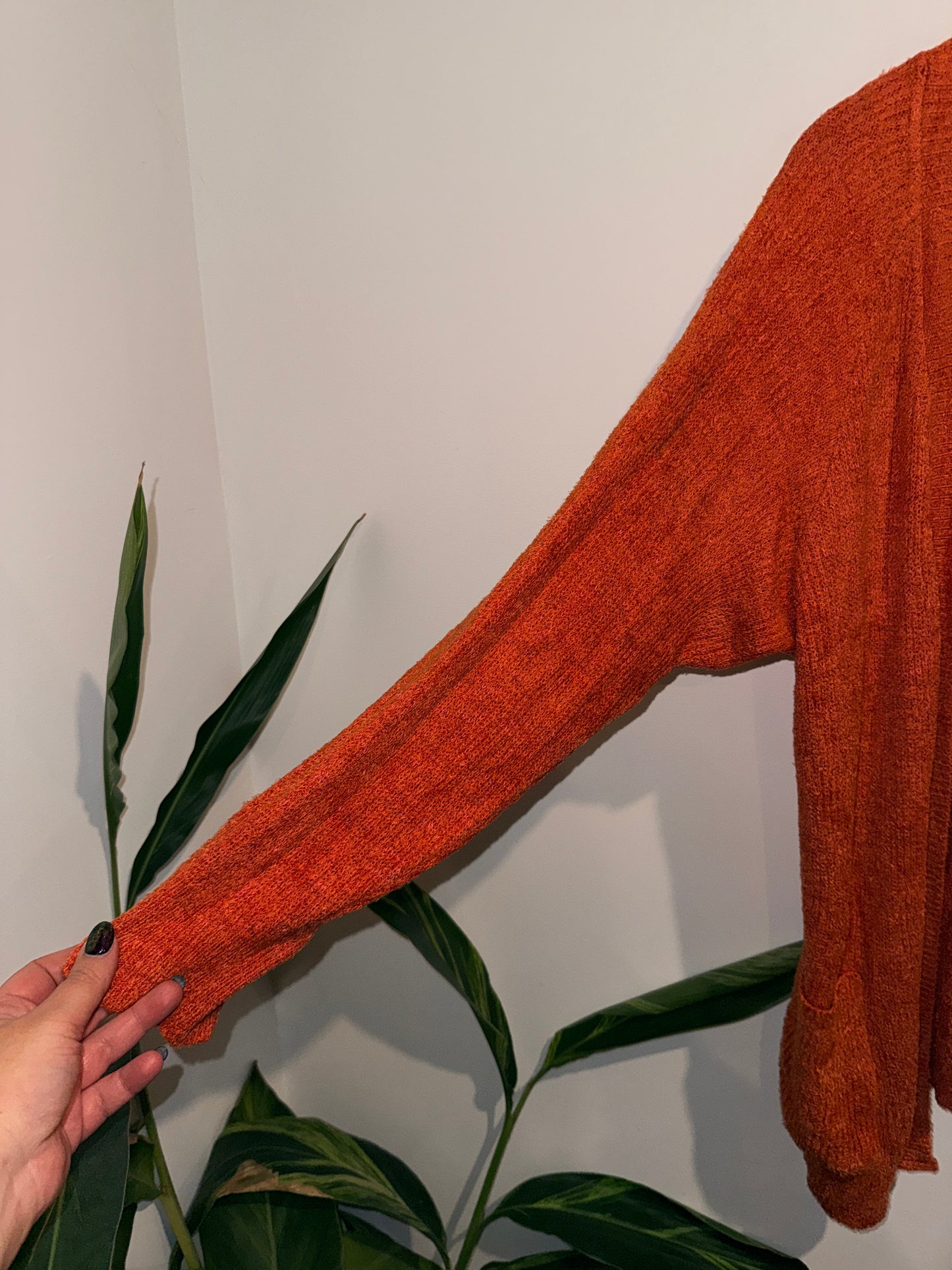 Sabatini Open-front Knit Cardigan Size S