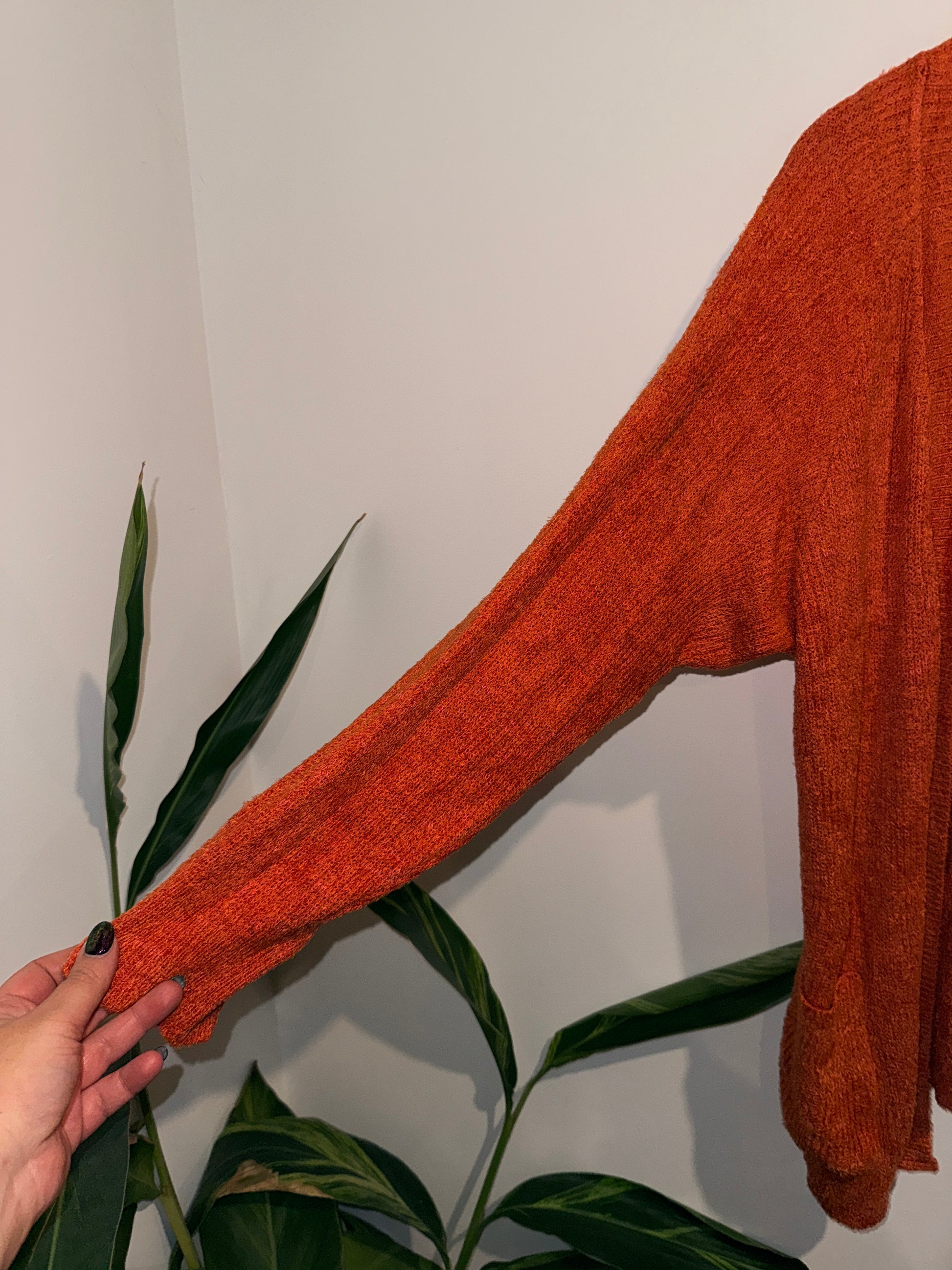 Sabatini Open-front Knit Cardigan Size S