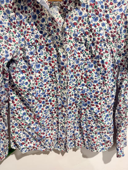 Tommy Hilfiger Floral Button-down Blouse Size M