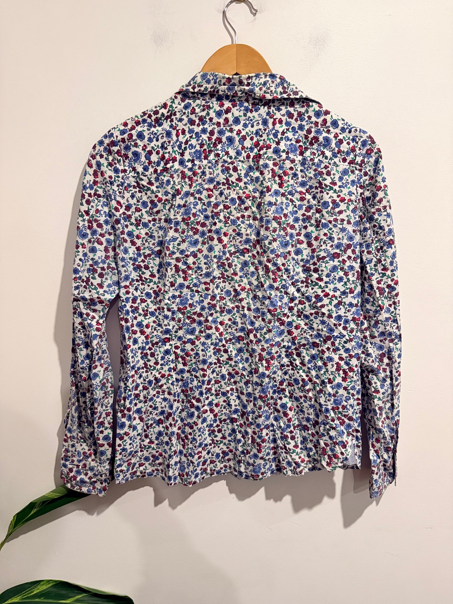 Tommy Hilfiger Floral Button-down Blouse Size M