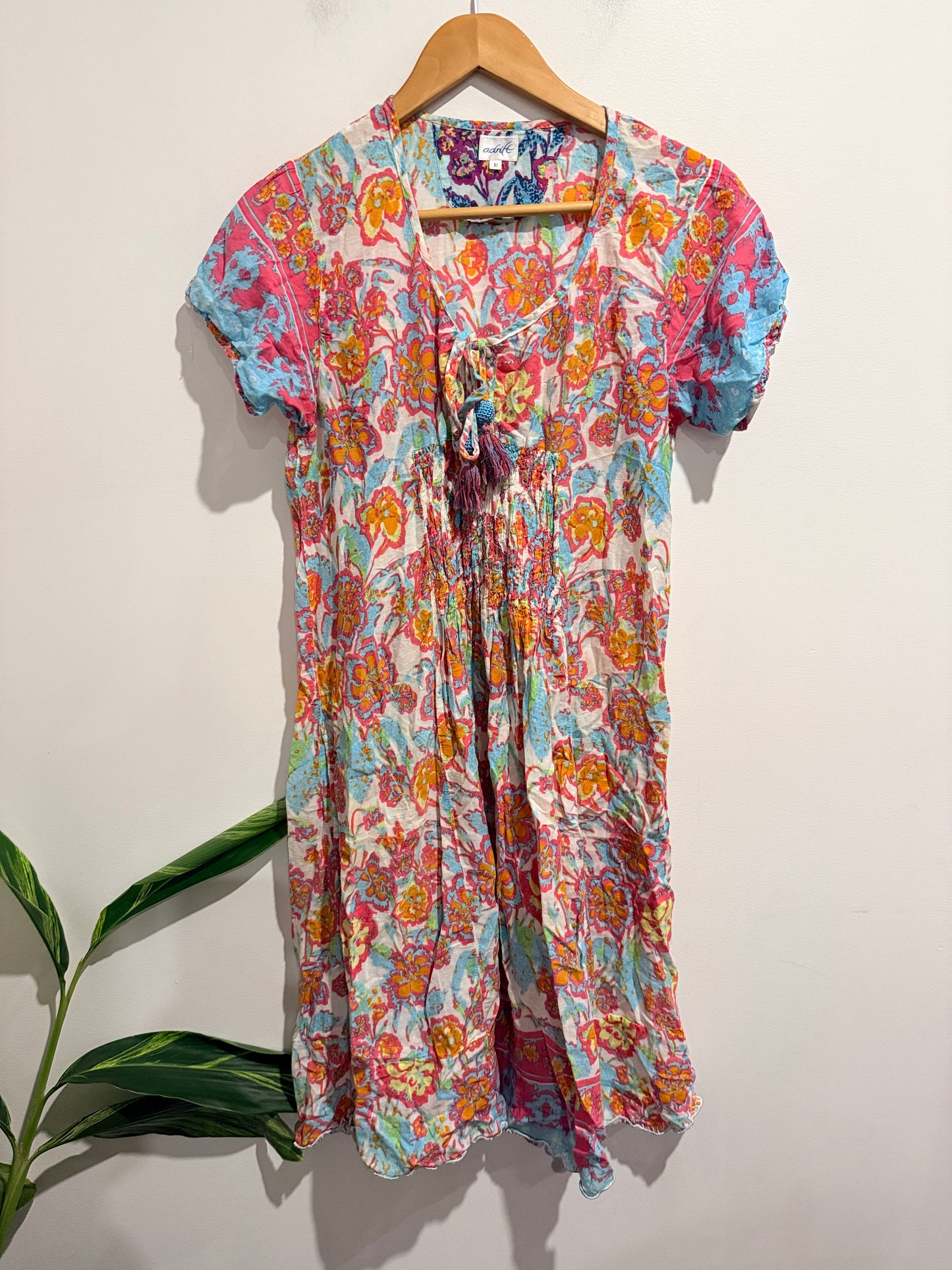 Adrift Pastel Kaleidoscope Maxi Dress Size M