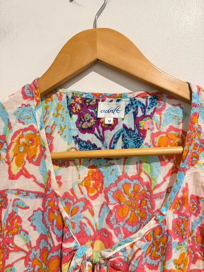 Adrift Pastel Kaleidoscope Maxi Dress Size M