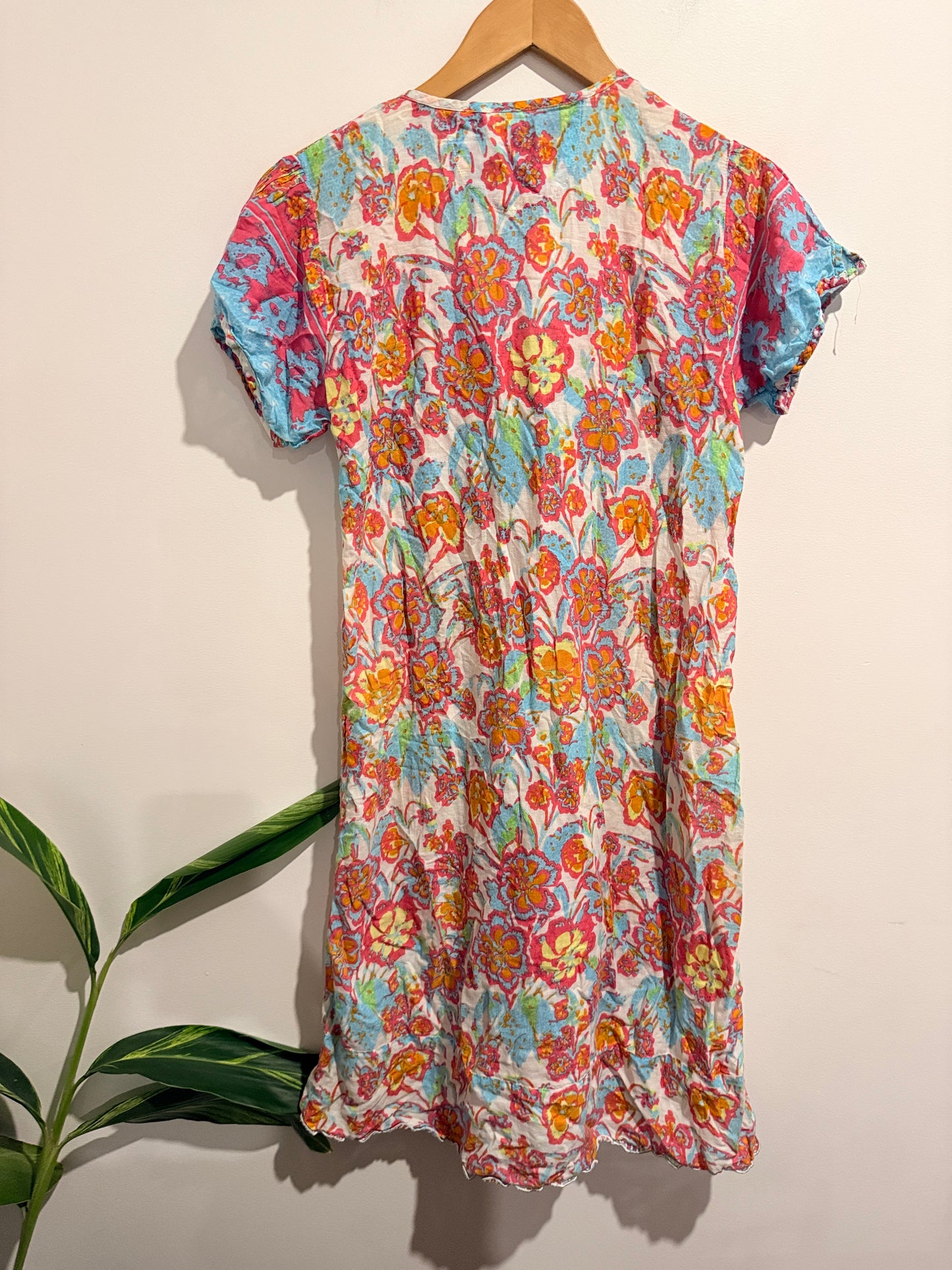 Adrift Pastel Kaleidoscope Maxi Dress Size M