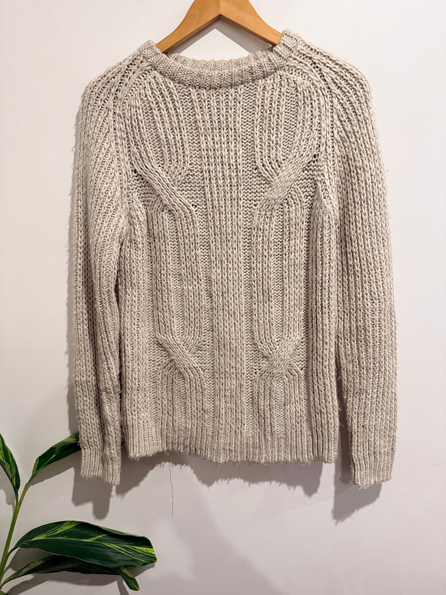 Asos Chunky Rib-stitch And Cable-knit Sweater Size U/Arm to U/Arm 46cm