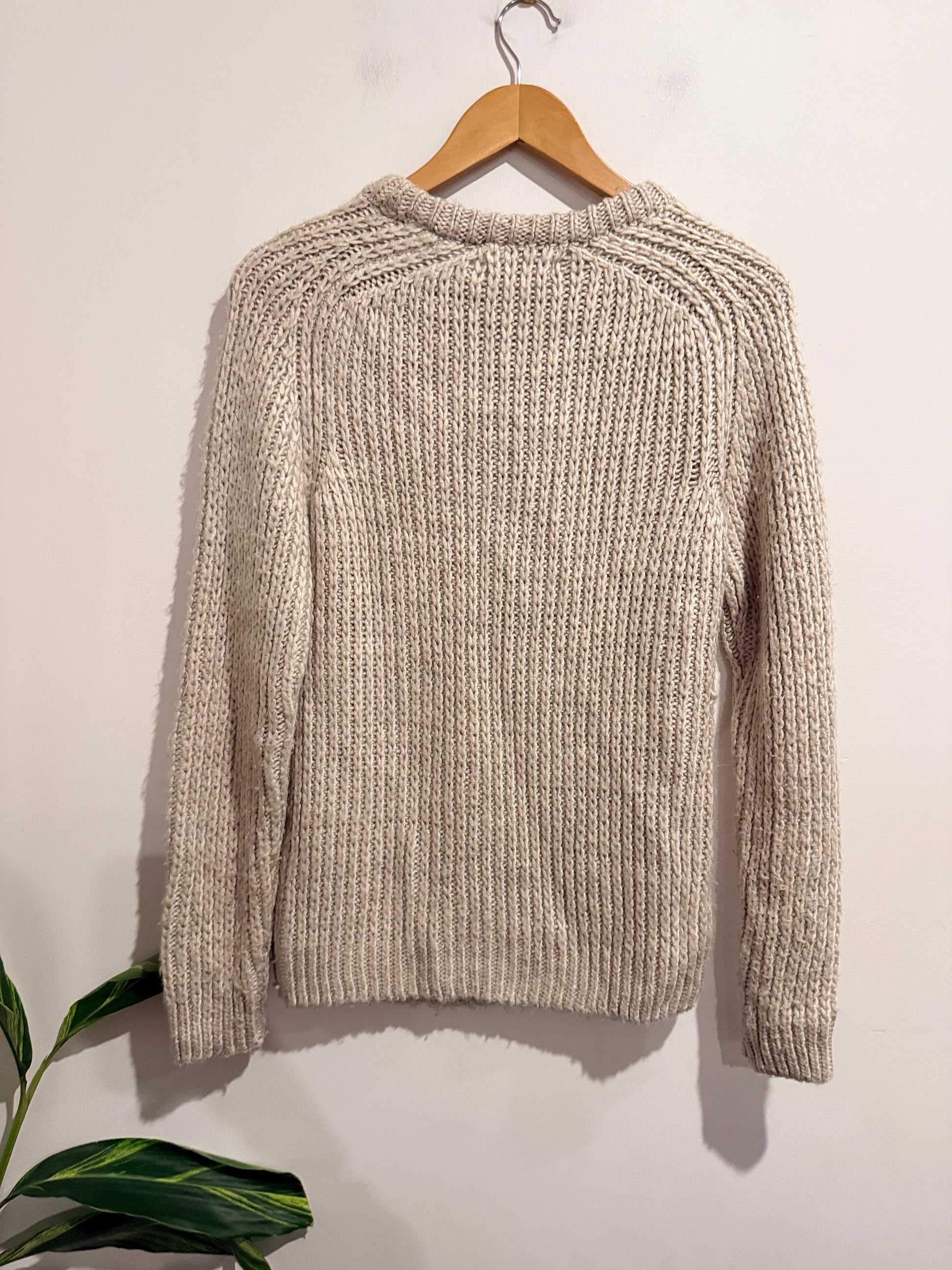 Asos Chunky Rib-stitch And Cable-knit Sweater Size U/Arm to U/Arm 46cm