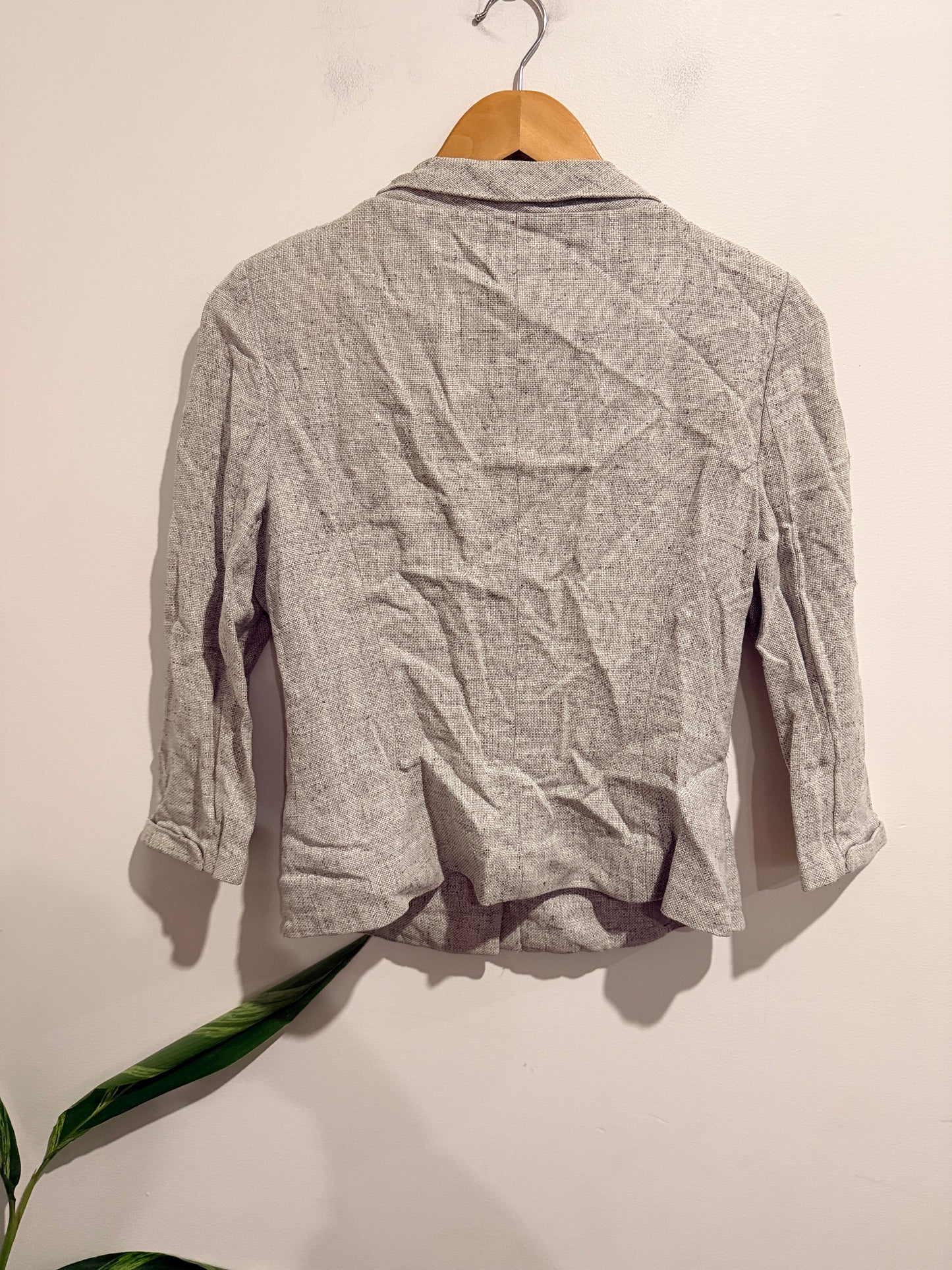 Brand Unknown 3/4 Sleeves Blazer Size U/Arm to U/Arm 46cm