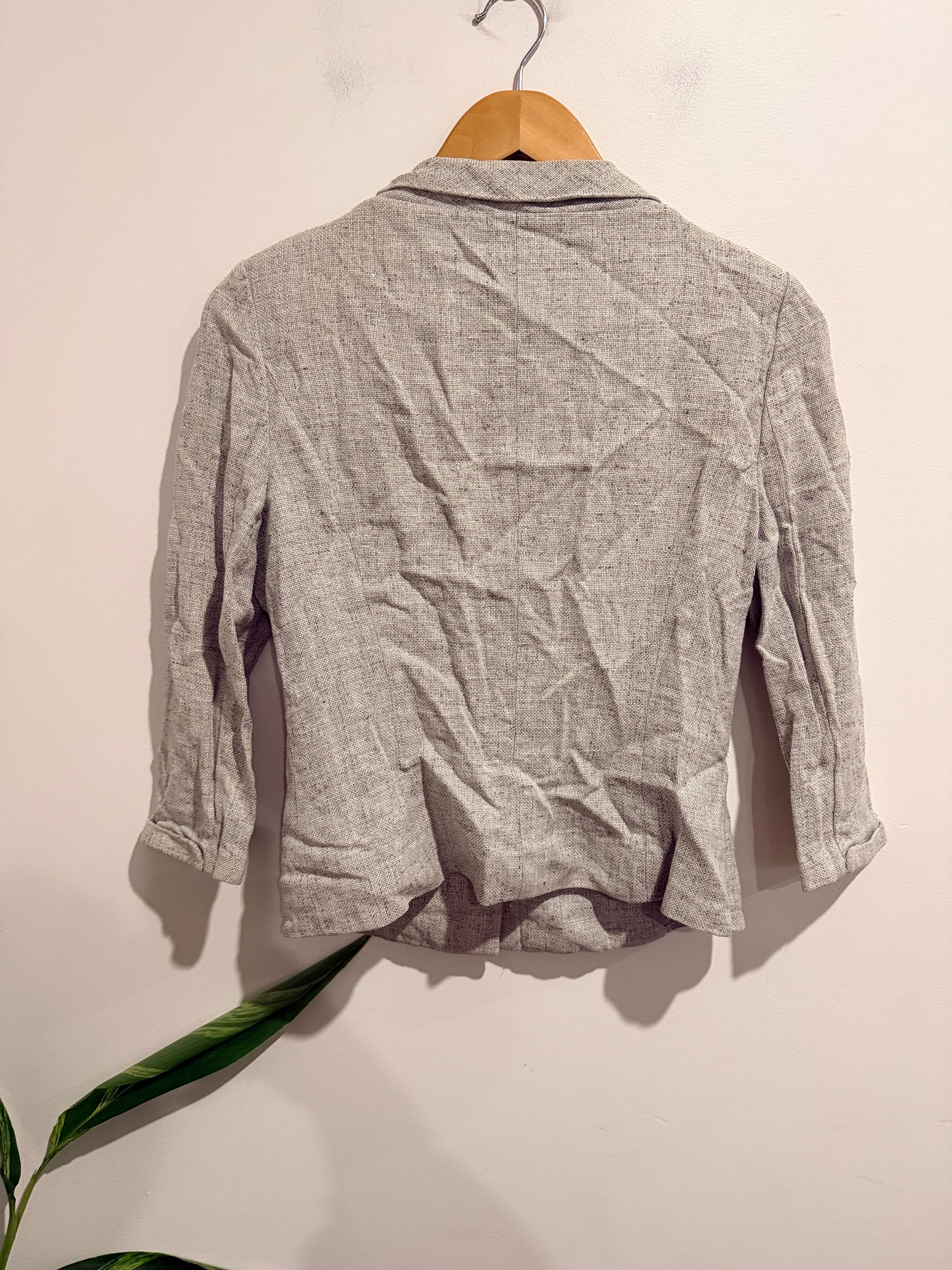 Brand Unknown 3/4 Sleeves Blazer Size U/Arm to U/Arm 46cm