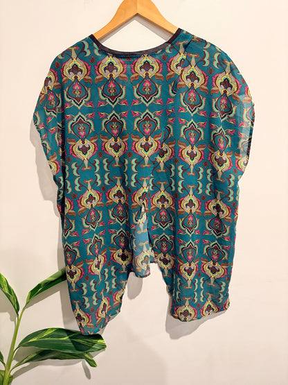Foil Bohemian-style Printed Top Size 16