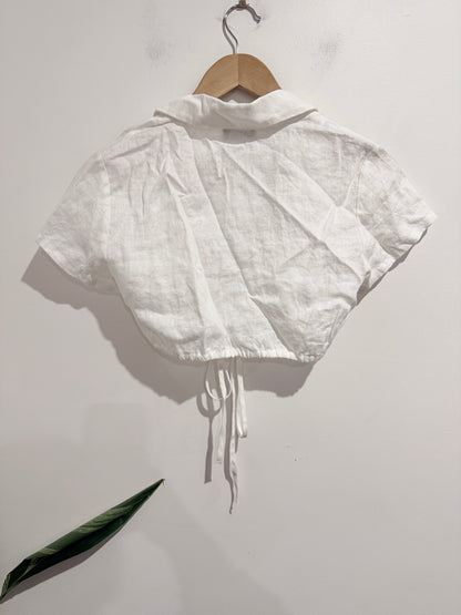 Dotti Tie-front Crop Top Size 6