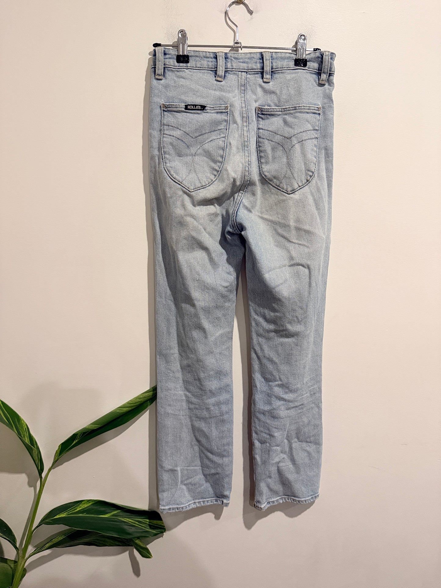 Rollas Light-wash Distressed Jeans Size 26R/8R