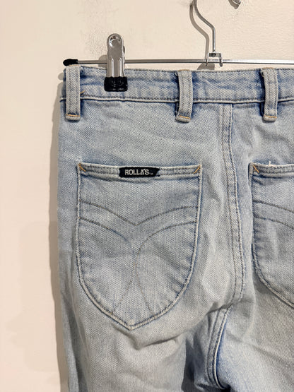 Rollas Light-wash Distressed Jeans Size 26R/8R