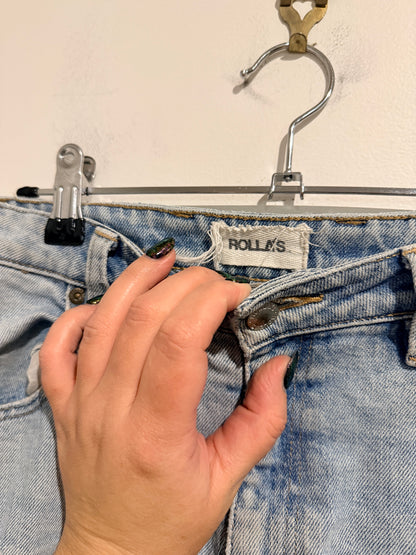 Rollas Light-wash Distressed Jeans Size 26R/8R
