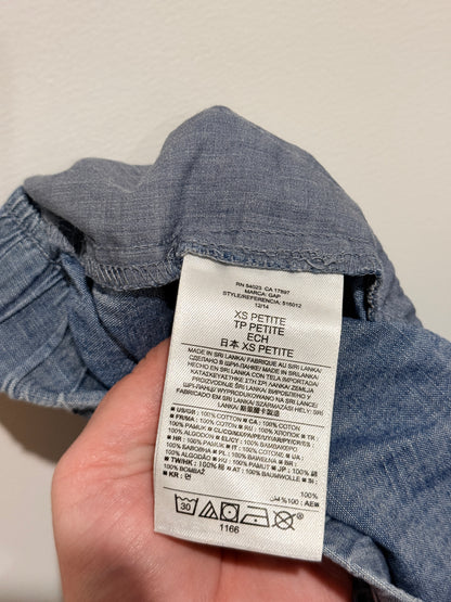 Gap Chambray Casual Pants Size XS