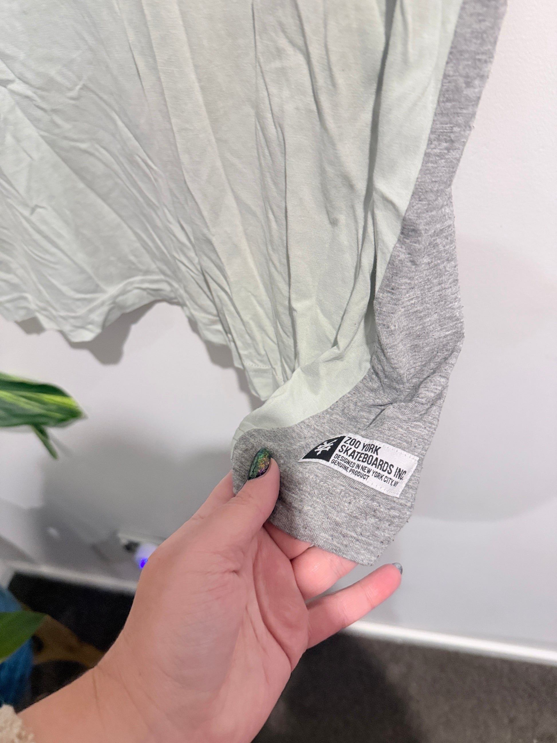 Zoo York Skateboards Inc Colour-block Tee Size XL