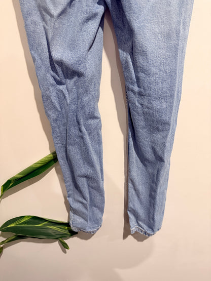 Distressed Straight-leg Jeans Size Waist 64cm