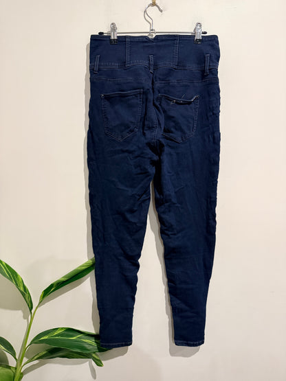 Vero Moda Dark Wash High-rise Skinny Jeans Size XL | Waist 76cm
