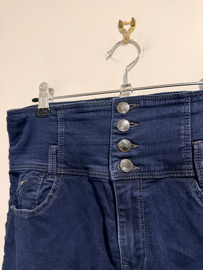 Vero Moda Dark Wash High-rise Skinny Jeans Size XL | Waist 76cm