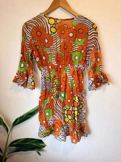 Pista Retro Style Mini Dress Size U/Arm to U/Arm 44cm