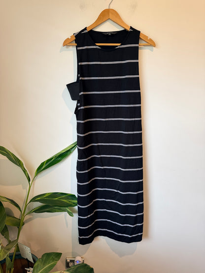 Glassons Striped Tank Midi Dress Size L