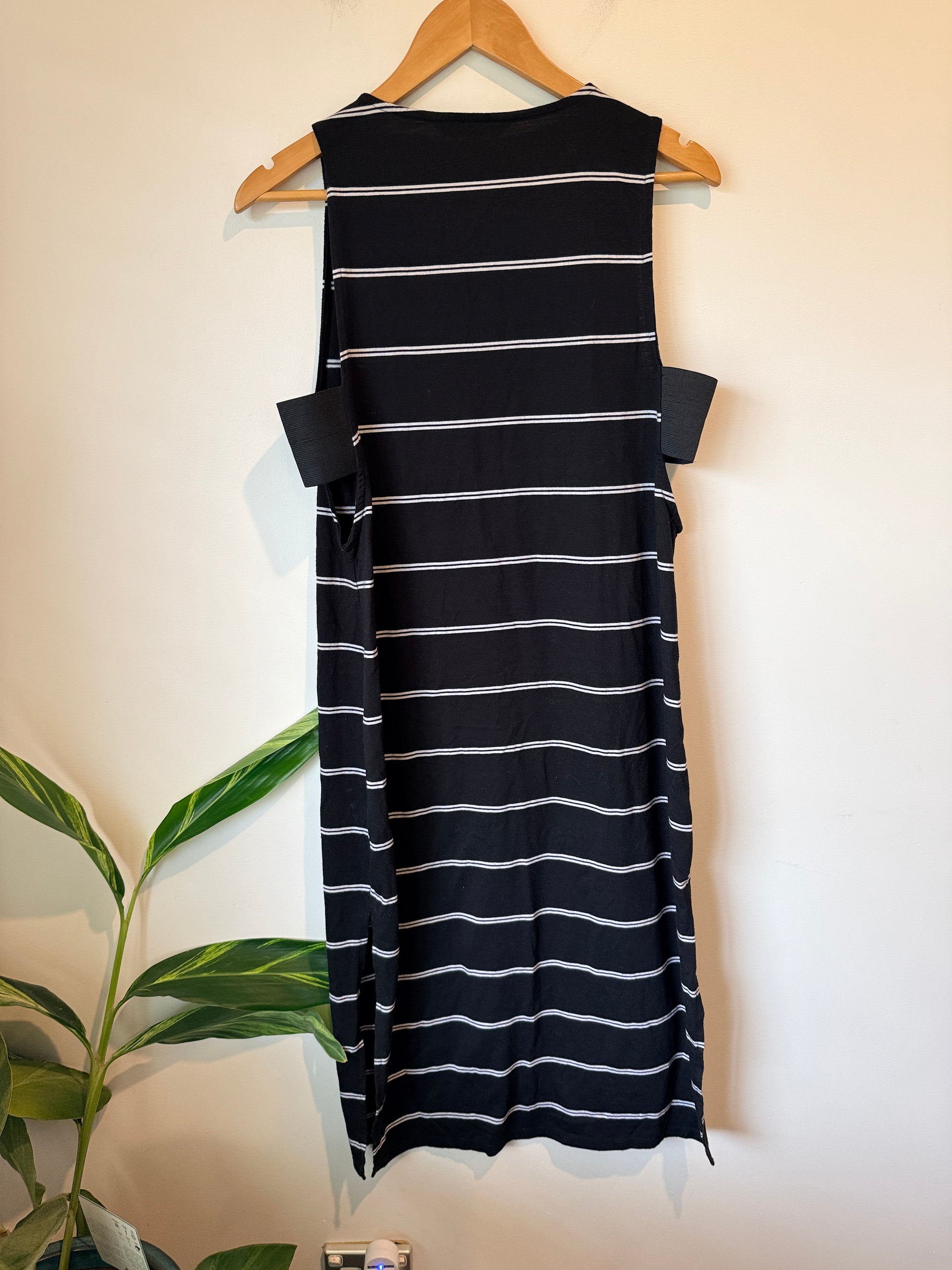 Glassons Striped Tank Midi Dress Size L
