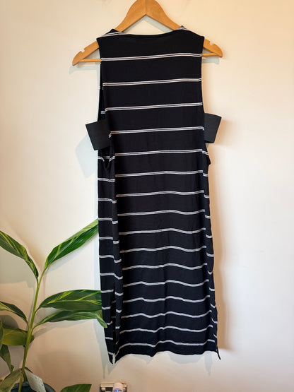 Glassons Striped Tank Midi Dress Size L