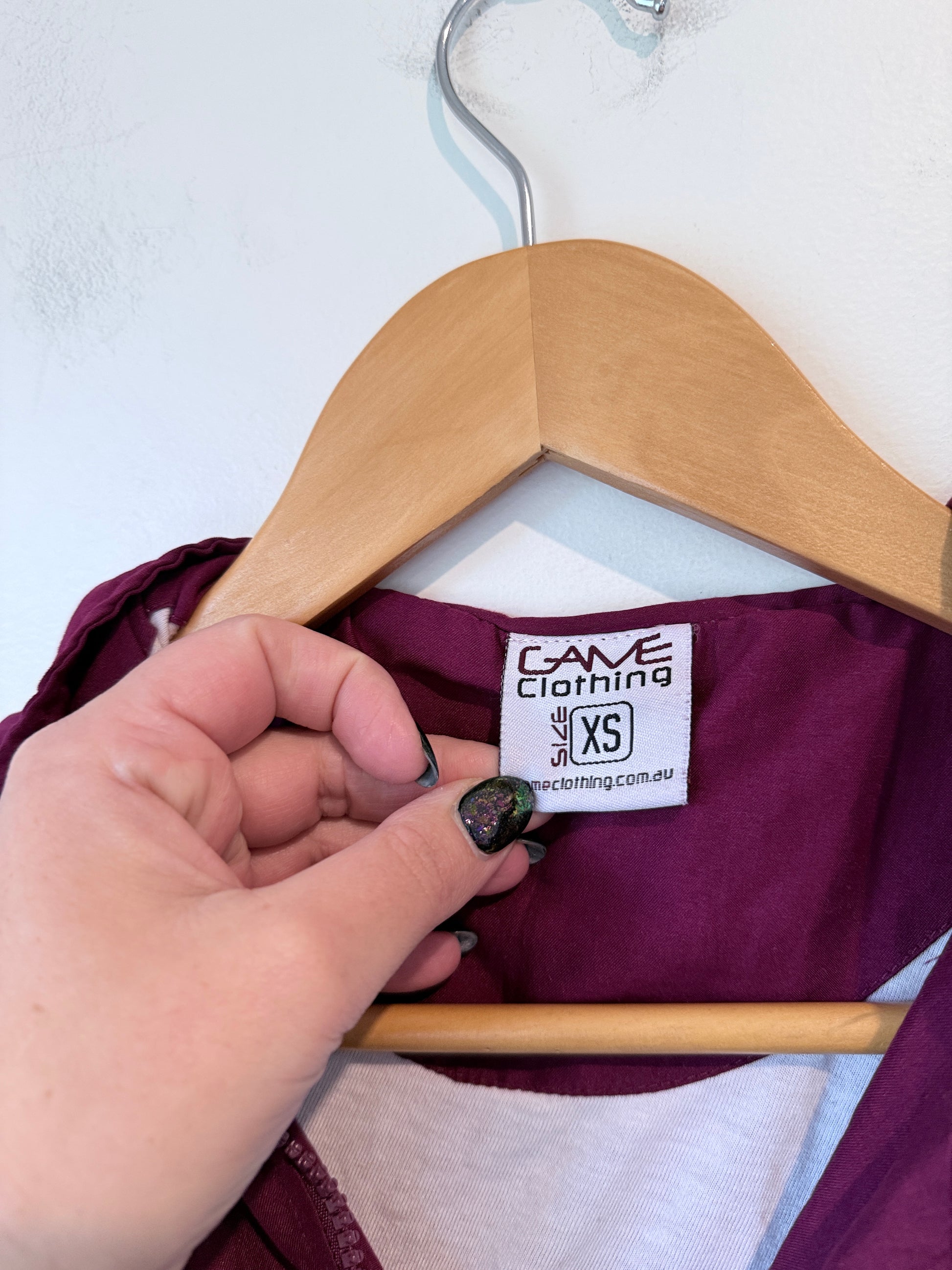 Game Clothing Vintage-style School Track Jacket Size XS