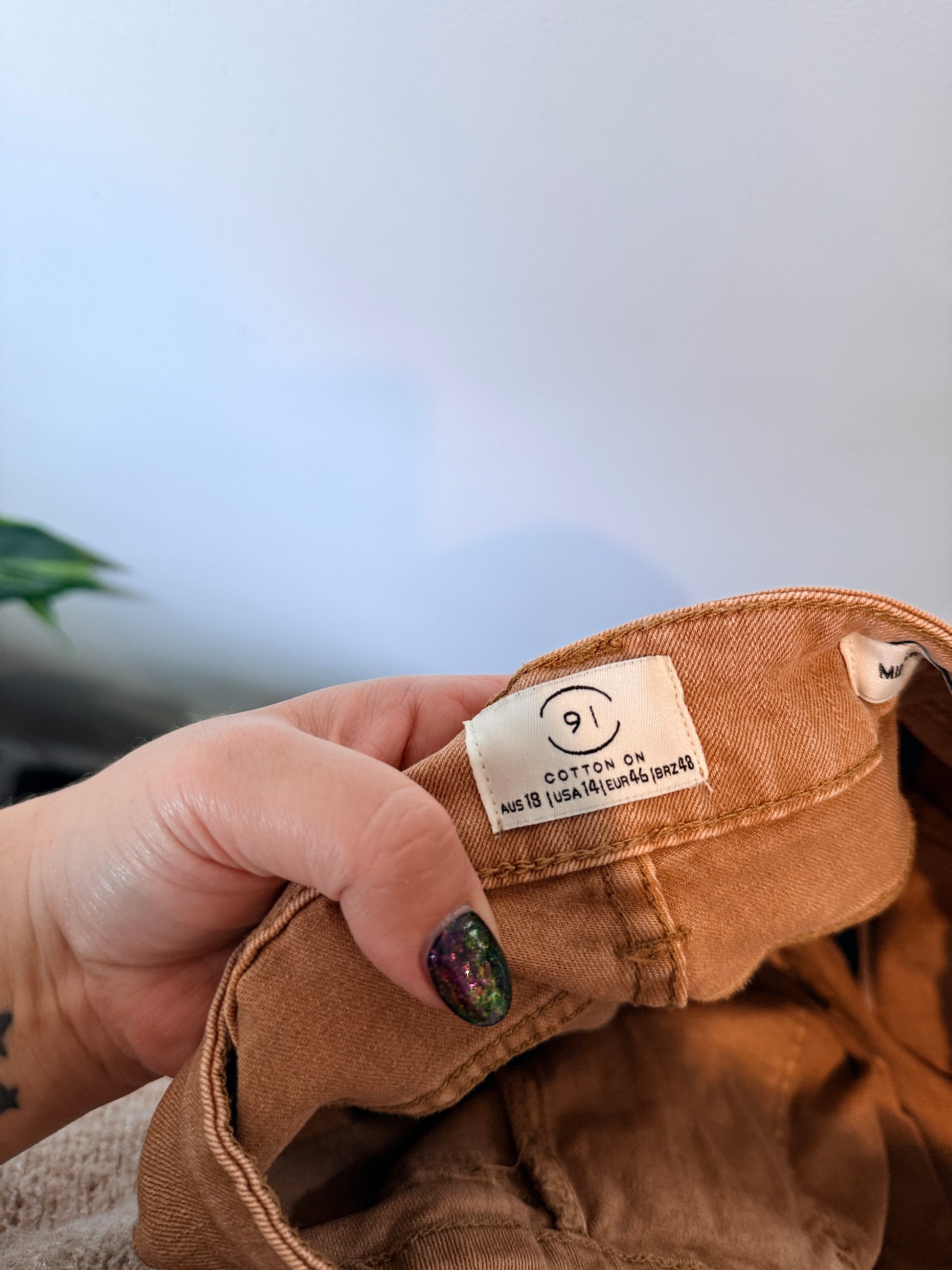Cotton:on Ankle Cargo Pants Size 18