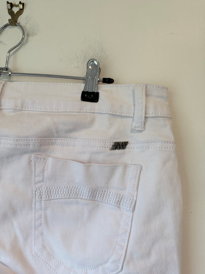 White Skinny Jeans Size 34 | U/Arm to U/Arm 86cm