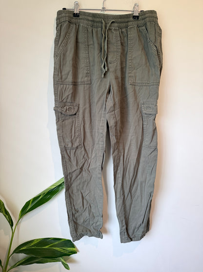 H & H Drawstring Cargo Pants Size 12